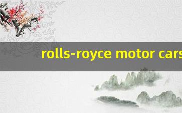 rolls-royce motor cars